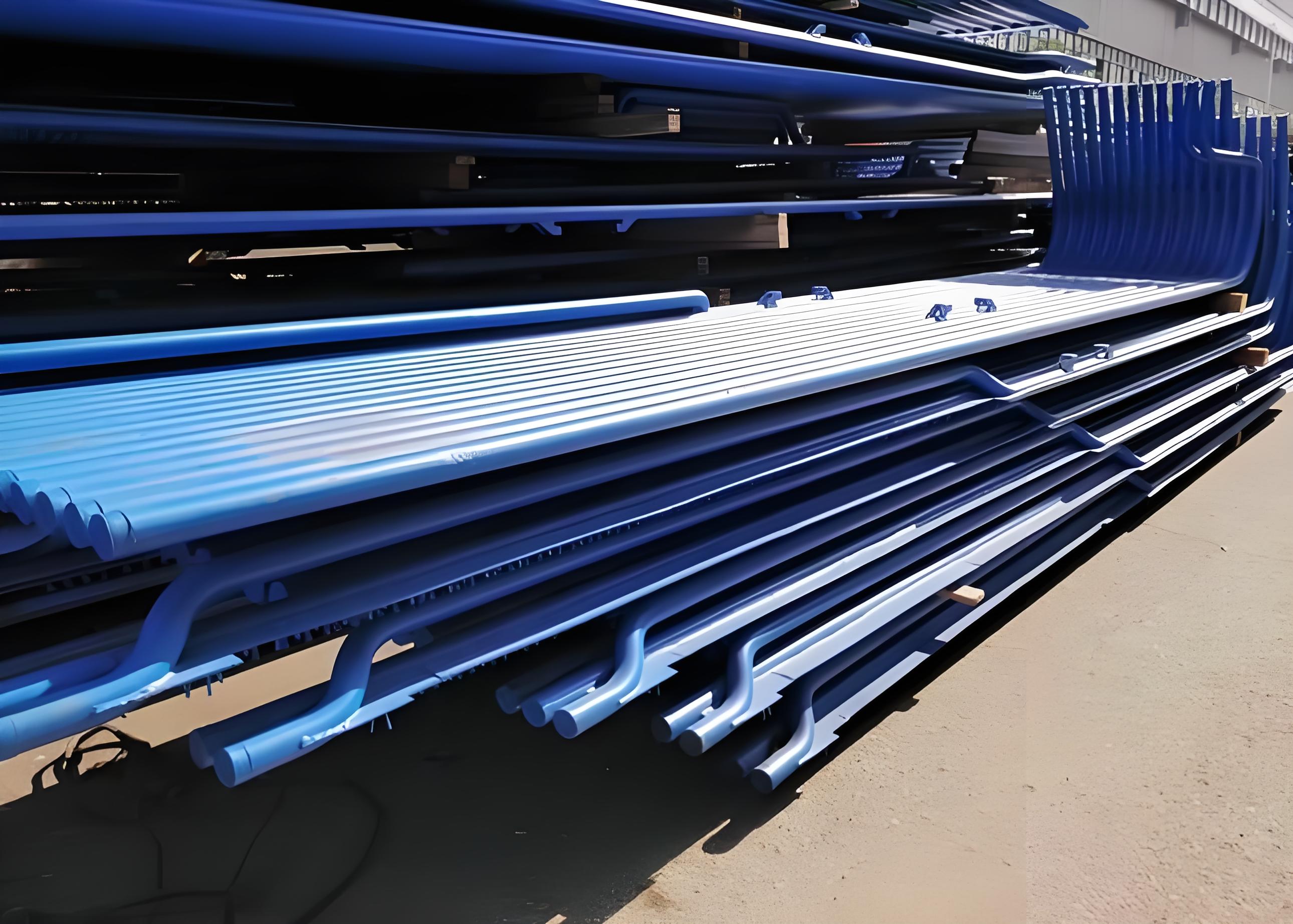 水冷壁連管屏（3根）管子規(guī)格為φ31.8×6.5 適用于東方鍋爐廠生產(chǎn)的DG1280/25.4-II3鍋爐后墻水冷壁管 15CrMoG